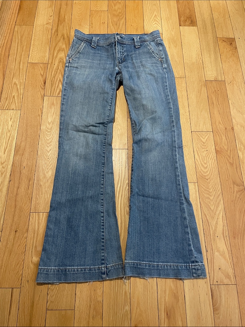 GAP Women's Light Blue Flare Jeans